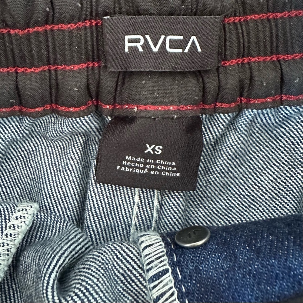 RVCA Denim Venice Shorts Dark Indigo XS - Picture 7 of 7